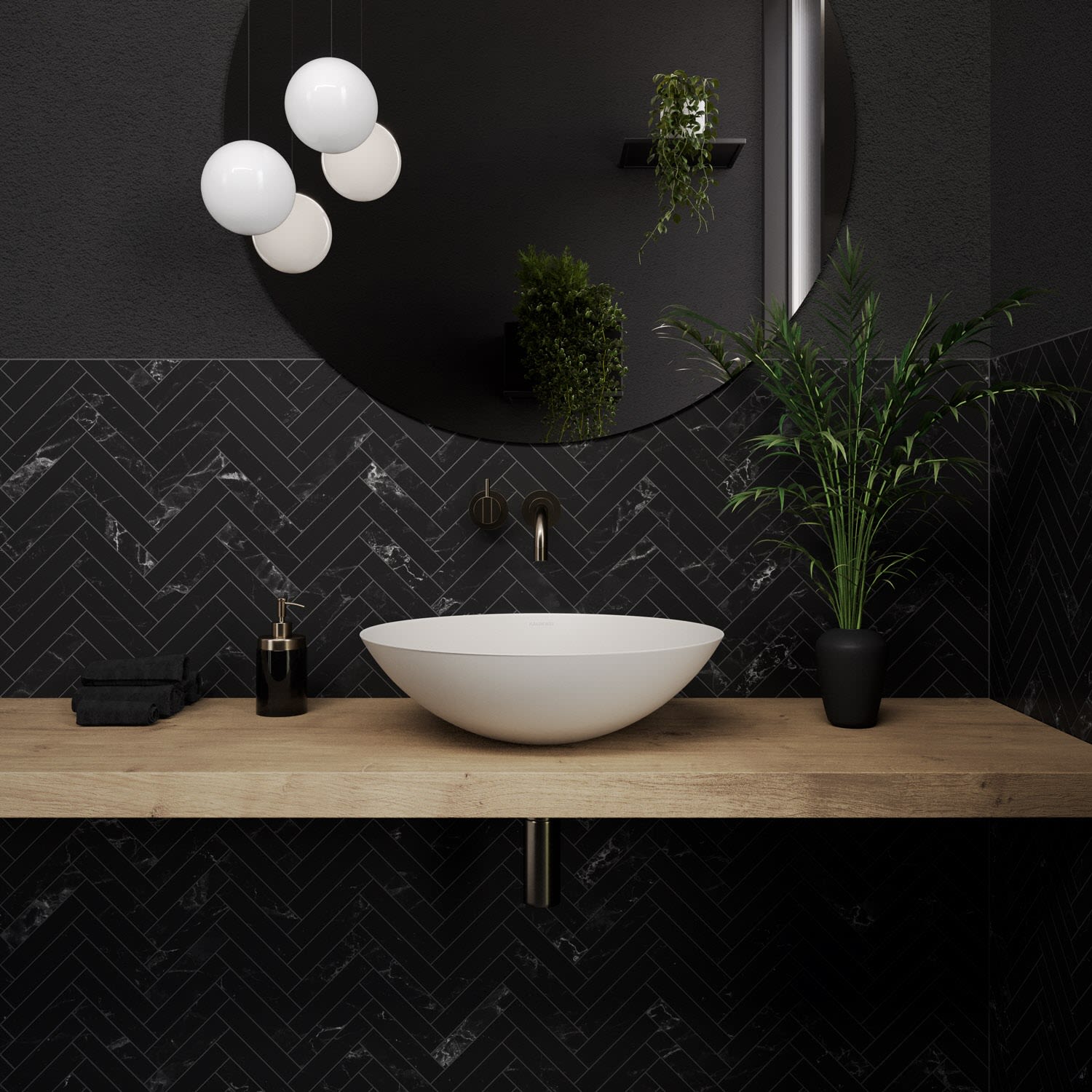 Kaldewei AVELLINO Waschtisch-Schale 3205, Ø 45 cm
