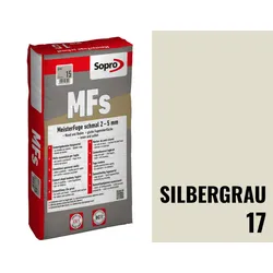 Sopro Bauchemie MeisterFuge schmal Fugenmörtel 2 - 5 mm 25 kg Sack Silbergrau 17