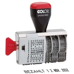 Colop Datumstempel »04000/WD« schwarz, 8x7.8x2.5 cm