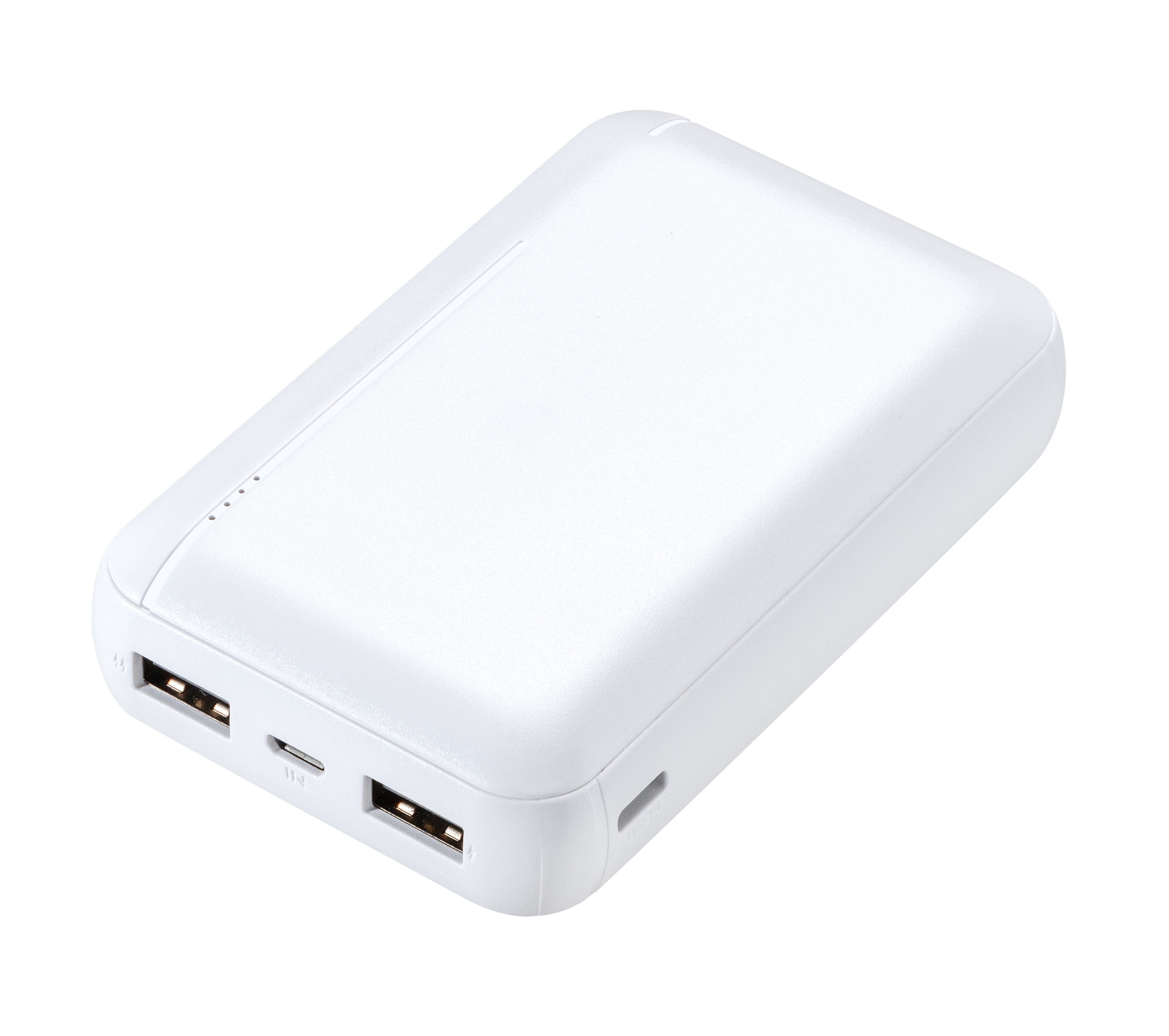Vivanco Fast Charge 10000 mAh Powerbank Micro-USB + USB Typ-C (Weiß) 63224