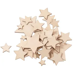 Streuteile "Sterne", 1,8–7,5 cm, 40 Stück