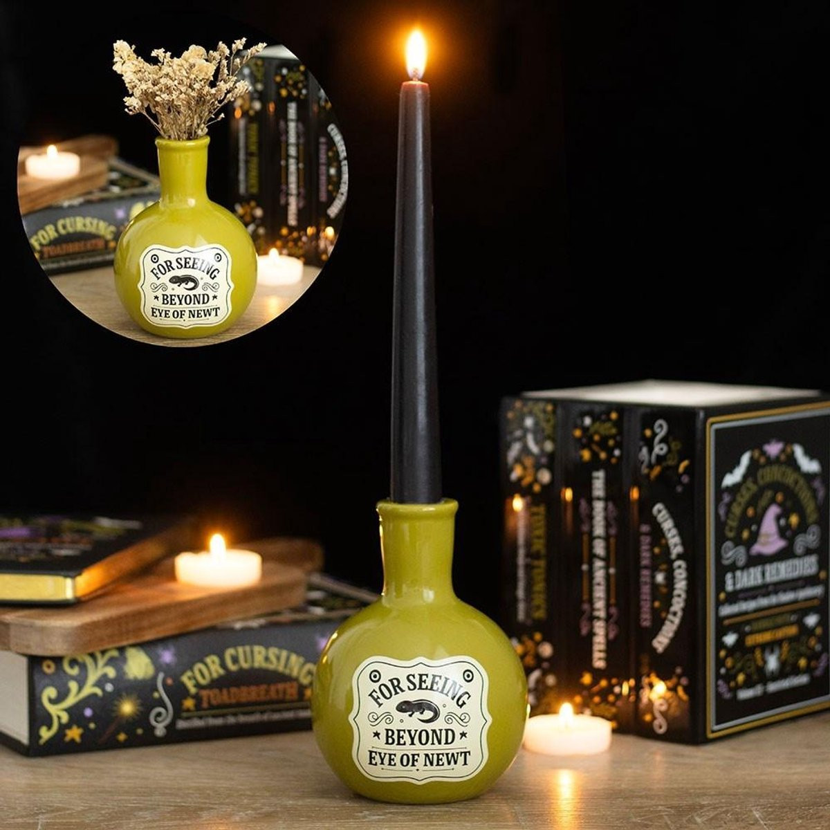 Something Different Eye of Newt Potion Bottle Vaas en Kaarsenstandaard - Multicolours