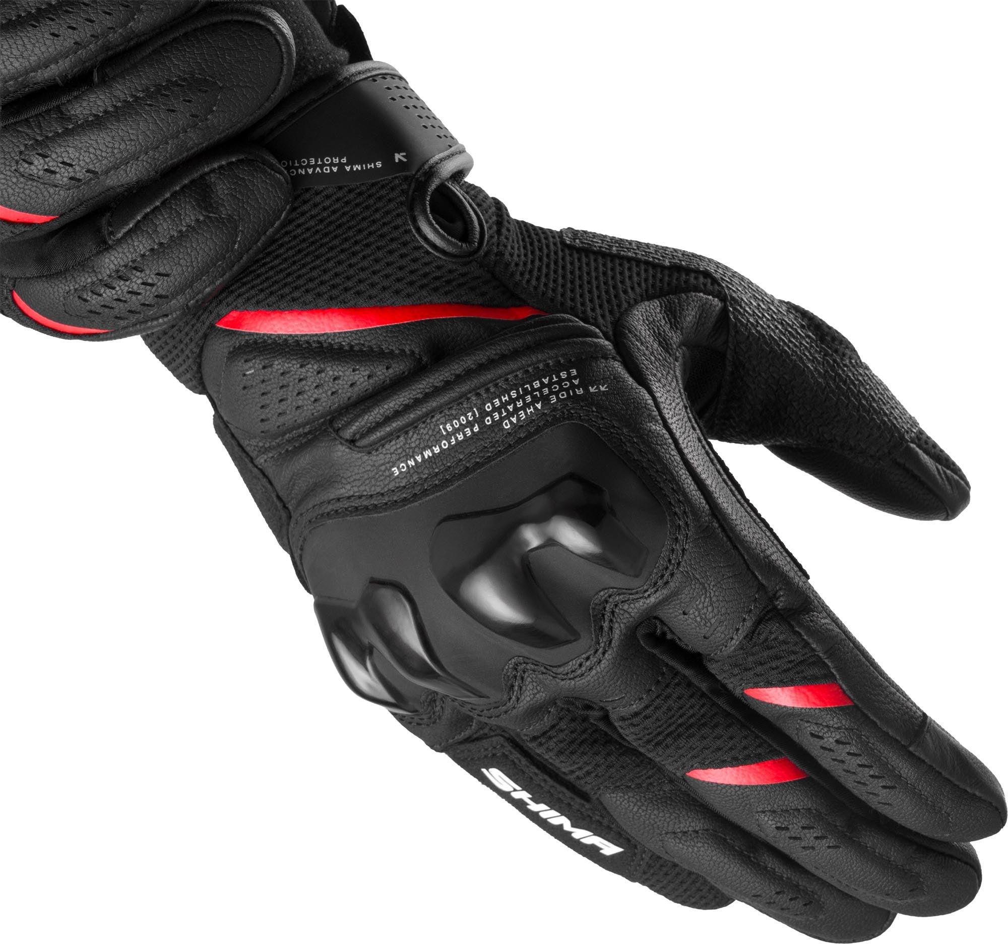 SHIMA Spark 3.0 Motorradhandschuhe SPARK-3.0-MEN-BLK/RED-S