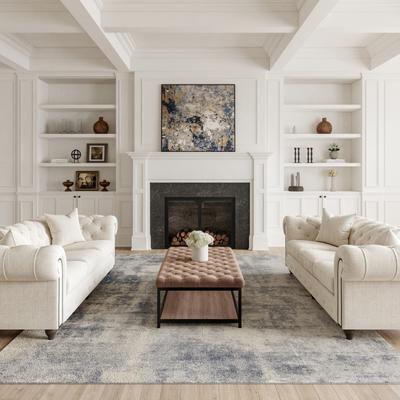 Nourison Rustic Textures Distressed Vintage Abstract Area Rug