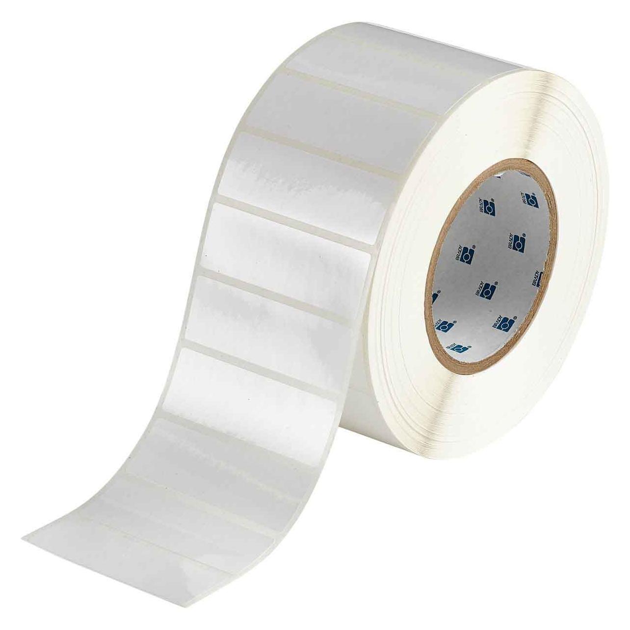 Brady THT-18-533-3, wiederablösbarer Polyester, Weiss, glänzend, 76.20 x 25.40 mm (3000 E.) (THT-18-533-3)