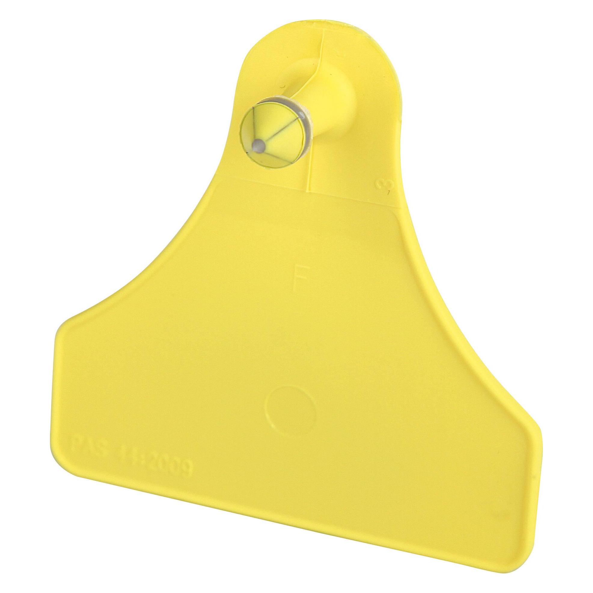 Kerbl FlexoPlus Rinder-Ohrmarke F/F blanko, Dorn- u Lochteil gelb (35597688)