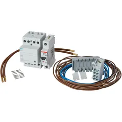f-tronic 7110186 WP63Ö-Set, Schütz63A4pol., Plombierkappe, LS6A1pol., inkl. Verdrahtung WP63ÖSet