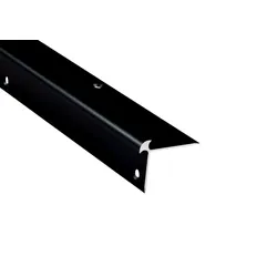 ter Hürne Leisten Treppenkantenprofil Schwarz TypTRS 716 2700x20x27 mm