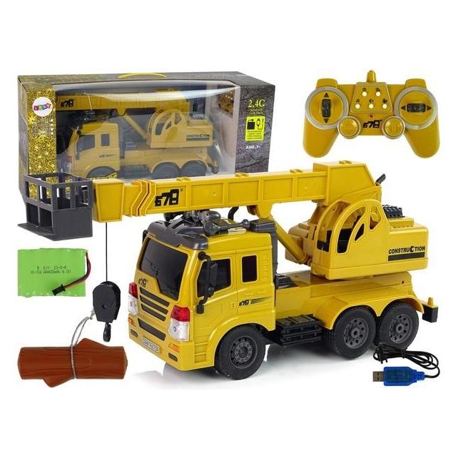 Lean Toys Autokran, gesteuert durch Funkwellen 2,4 G (LT10023)