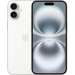 Apple iPhone 16 Plus (256 GB, White, 6.70", SIM + eSIM, 5G), Smartphone, Weiss