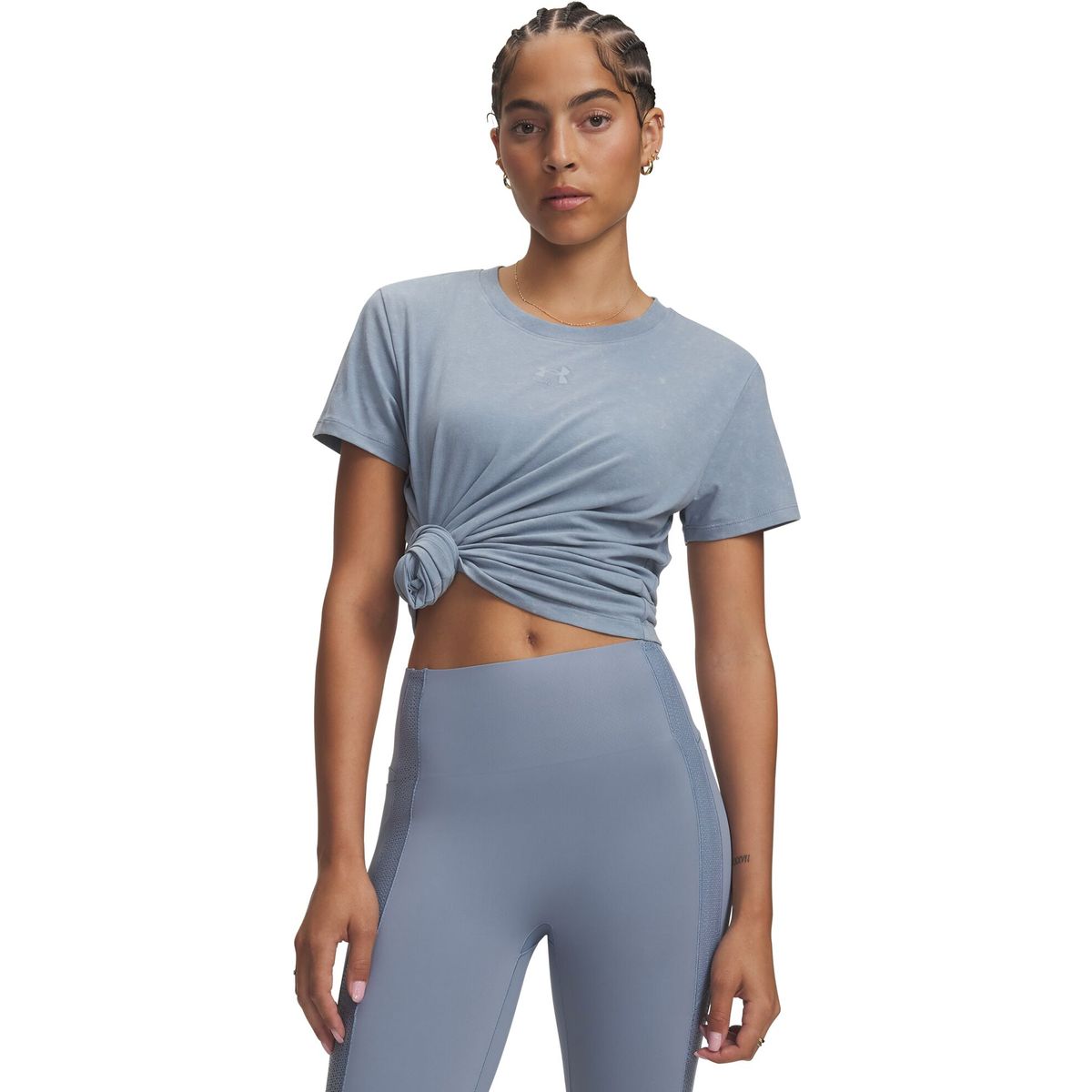Under Armour Rival Cotton Wash SS blue harbor blue (448) XL 6013562-448-XL
