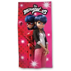 COFI 1453 Miraculous Ladybug Strandtuch 70x140 cm – Weich & Leicht