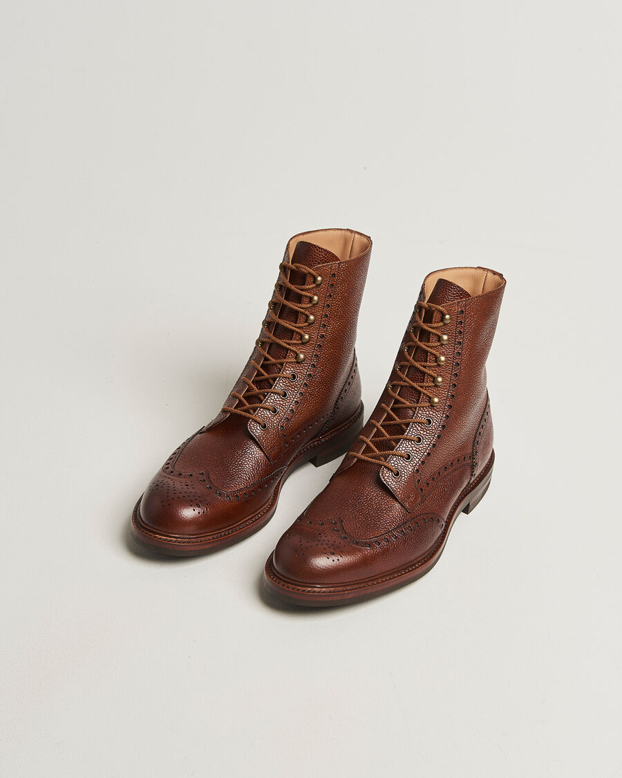 Crockett & Jones Islay Boot Tan Scotch Grain Calf men EU44 Brun