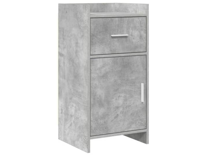 Favemtsl Sideboard Betongrau 40x36x80 cm Beistellschrank Kommode Kompakte Kommode für Esszimmer oder Schlafzimmer, bietet Stauraum mit Schublade und Regalen bei geringem Platzbedarf.