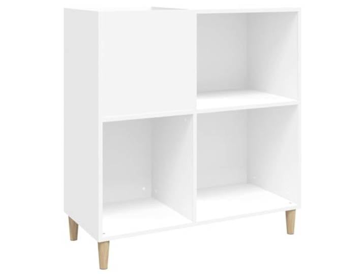 Plattenschrank Weiß aus Holzwerkstoff 84,5x38x89 cm 84,5x38x89 cm, Holzwerkstoff, Holzfüße, stabile Tischplatte, Wandmontage