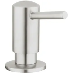Grohe, Seifenspender + Seifenschale, Spülmittelspender CONTEMPORARY für Flüssigseifen supersteel