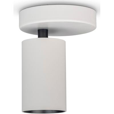 PACO HOME Wandleuchte "TIMO RD", schwarz-weiß (weiß), 1, Ø 5,7cm H: 12,7cm, Leuchten, Wandleuchte
