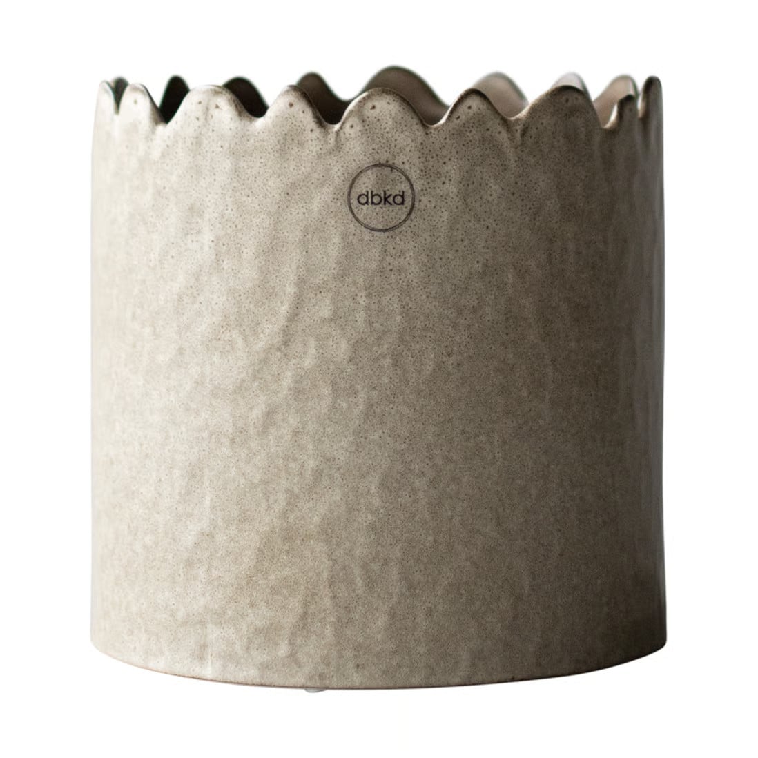 DBKD Flowery bloempot beige Ø16 cm