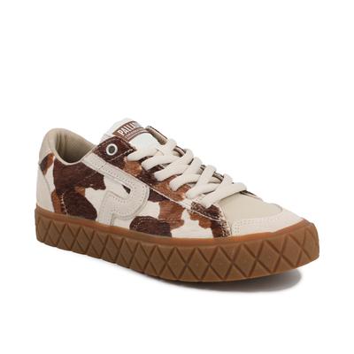 Sneaker PALLADIUM "PALLA ACE LO MIX LTH WILD", Damen, Gr. 38, atmungsaktiv, pony, almond milk, Leder, Synthetik, Schuhe Sneaker, Obermaterial in Ponyfell-Optik