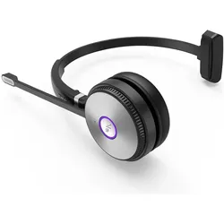 Yealink WH66 (Kabellos, USB-A, Microsoft Teams, Skype), Office Headset, Schwarz