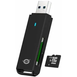CONCEPTRONIC Dual-Slot-Cardreader, USB-A 3.0 [Stecker]