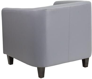 Flash Furniture "LeatherSoft Lounge Chair with Sloping Arms - 29.75""W x 29""D x 28""H - 29.75""W x 29""D x 28""H"