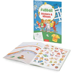 Tchibo - Buch »Fußball – Stickern & Rätseln«