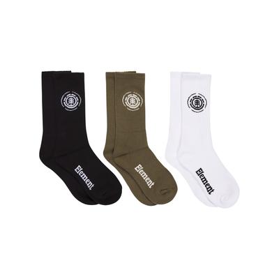 Socken ELEMENT "Icon", Herren, bunt (multicolor), Obermaterial: 73% Baumwolle, 22% Polyester, 4% Elastodien, 1% Elasthan., Socken Socken