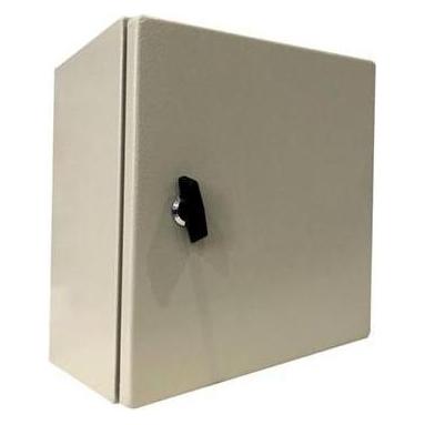 RS PRO Stahl Wandgehäuse Grau IP66, HxBxT 300 mm x 300 mm x 210mm (2229363)