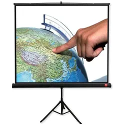 Avtek Tripod PRO 180 - Projektionsbildschirm mit Stativ - 247 cm (97") (97", 1:1), Leinwand, Schwarz