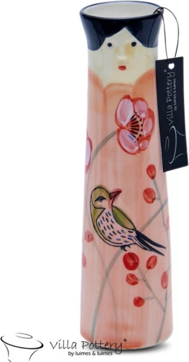 Garden Pleasure Puppets Porseleinen Vaas voor Decoratie