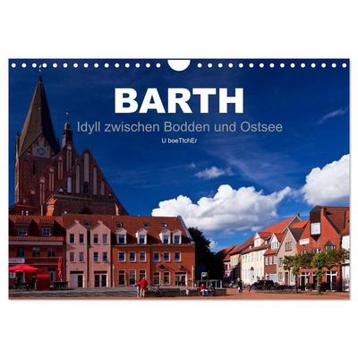 Barth - Idyll zwischen Bodden und Ostsee (Wandkalender 2027 DIN A4 quer), CALVENDO Monatskalender