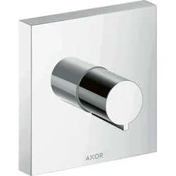 hansgrohe AXOR Starck Fertigset Absperrventil Square Unterputzmodell DN15 / DN20, 10972000, Farbe: Chrom