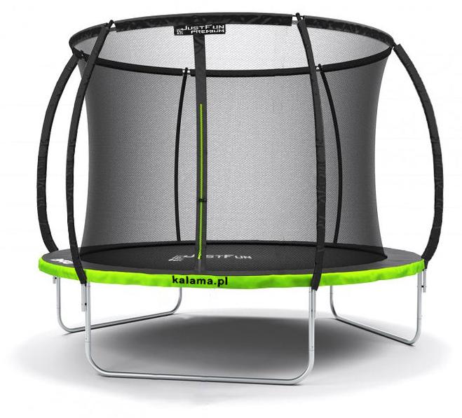 Gartentrampolin 312 cm mit Sicherheitsnetz und Leiter - Robustes Gestell und verzinkte Federn