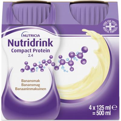 Nutridrink Compact Protein Banan 4 x 125 ml
