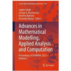Advances in Mathematical Modelling, Applied Analysis and Computation, Fachbücher von Devendra Kumar, Dumitru Baleanu, Jagdev Singh, George Anastassiou