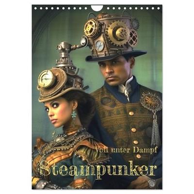 Voll unter Dampf: Steampunker (Wandkalender 2027 DIN A4 hoch), CALVENDO Monatskalender
