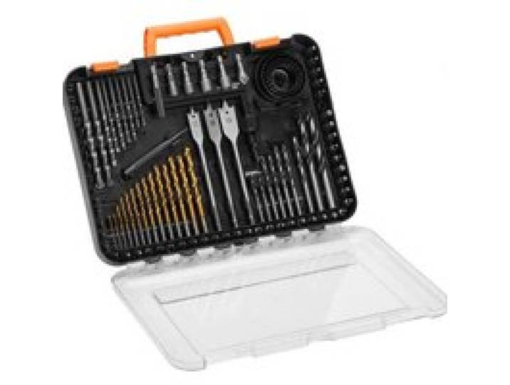 VEVOR Ensemble de Forets et Embouts pour Perceuse Tournevis 100PCs, Coffret de Mèches et Embouts de Tournevis, Kit de Perçage et de Vissage du Bois, du Métal, avec Étui de Transport, Bricolage