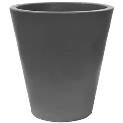 WellHome - Taupefarbener Blumentopf aus Polyethylen, 40 x 40 cm