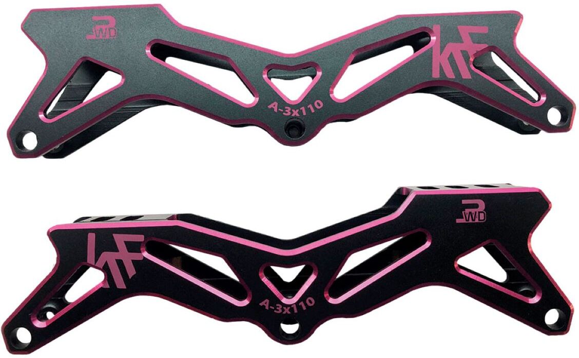 KRF Pack de 2 guías para patines . Rosa