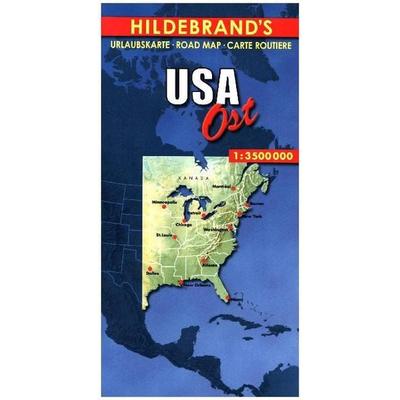 USA Ost 1 : 3 500 000, Karte von , Seipp, Michael, 978-3-88989-280-5