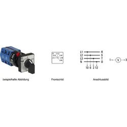 Kraus&amp;Naimer Voltmeterumschalter CG4 A025-620 FS2