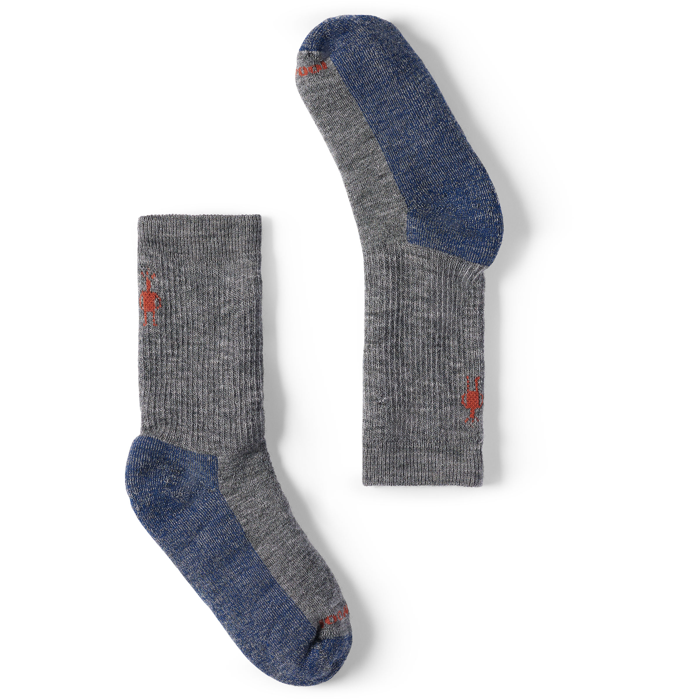 Smartwool Hike Full Cushion Crew Kinder Wandersocken grau Größe 26 Trekking Widerstandsfähig Merinowolle