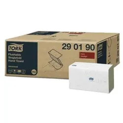 Tork Flush Hand Towel White 250x15, Haushaltspapier, Weiss