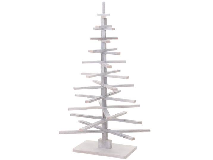 Jamb Deko-Weihnachtsbaum Weiß, Holz, 130 cm, Dekoration, Weihnachtsdekoration, Christbaum & Zubehör