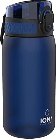 ion8 Auslaufsichere Edelstahlflasche Ash Navy 400 ml