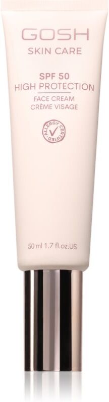 GOSH COPENHAGEN Skin Care SPF50 crème protectrice pour peaux sèches et sensibles SPF 50 50 ml
