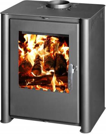 Kaminofen Tangra 10 kW mit Blmschv2 Ecodesign 2022 modernes Design großes Fenster