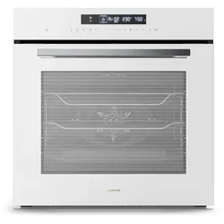 Klarstein Airjet Backofen | Elektroherd mit Heißluftfrittier-Funktion | 2900 W | 72 l | 60 cm Weiß
