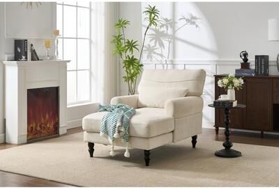 Kodotan sofa Modern Chaise Lounge,Upholstered Indoor Leisure Sofa Recliner,Chair Sleeper